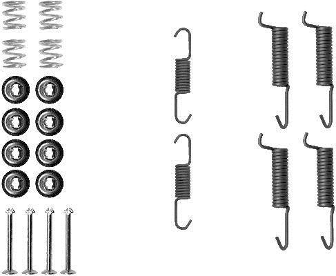 Kit d'accessoires pour mâchoire de frein à tambour HELLA ref. 8DZ 355 201-831