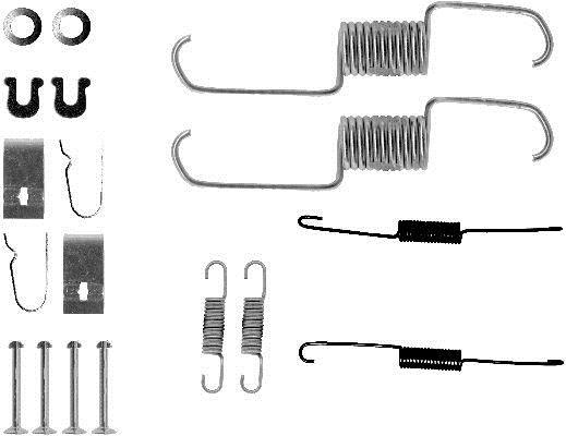 Kit d'accessoires pour mâchoire de frein à tambour HELLA ref. 8DZ 355 200-361