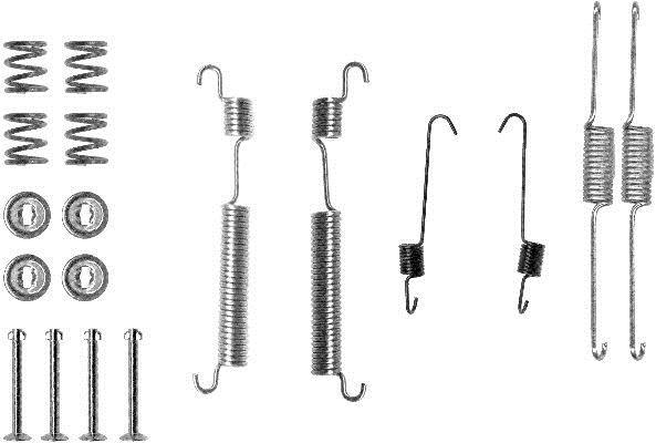 Kit d'accessoires pour mâchoire de frein à tambour HELLA ref. 8DZ 355 200-691