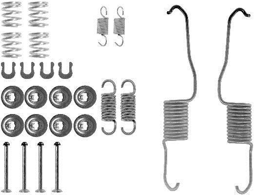 Kit d'accessoires pour mâchoire de frein à tambour HELLA ref. 8DZ 355 200-161