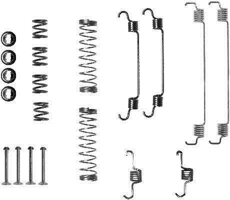 Kit d'accessoires pour mâchoire de frein à tambour HELLA ref. 8DZ 355 200-741