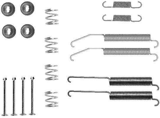 Kit d'accessoires pour mâchoire de frein à tambour HELLA ref. 8DZ 355 200-791