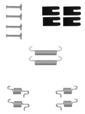 Kit d'accessoires pour mâchoire de frein à tambour HELLA ref. 8DZ 355 201-891
