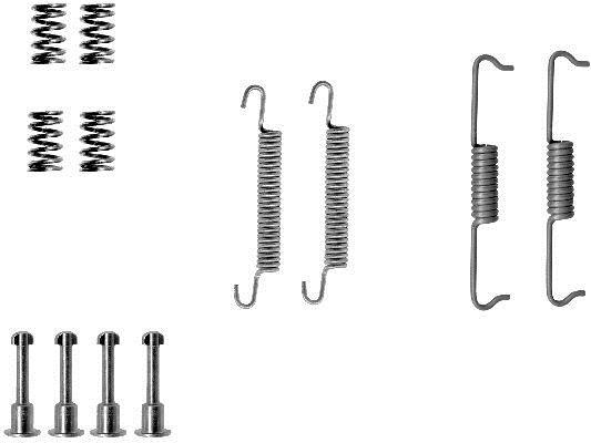 Kit d'accessoires pour mâchoire de frein à tambour HELLA ref. 8DZ 355 201-871