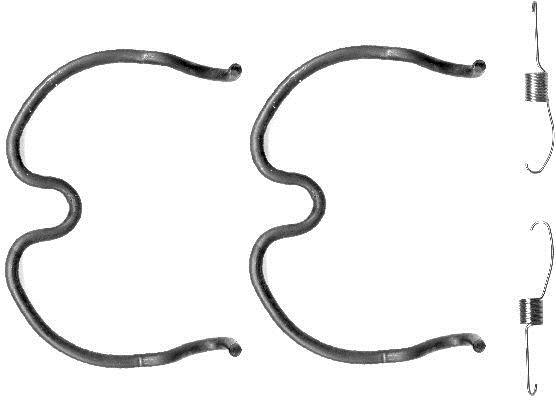 Kit d'accessoires pour mâchoire de frein à tambour HELLA ref. 8DZ 355 200-761
