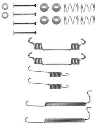 Kit d'accessoires pour mâchoire de frein à tambour HELLA ref. 8DZ 355 200-811