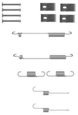 Kit d'accessoires pour mâchoire de frein à tambour HELLA ref. 8DZ 355 200-941