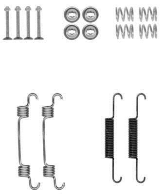 Kit d'accessoires pour mâchoire de frein à tambour HELLA ref. 8DZ 355 202-001