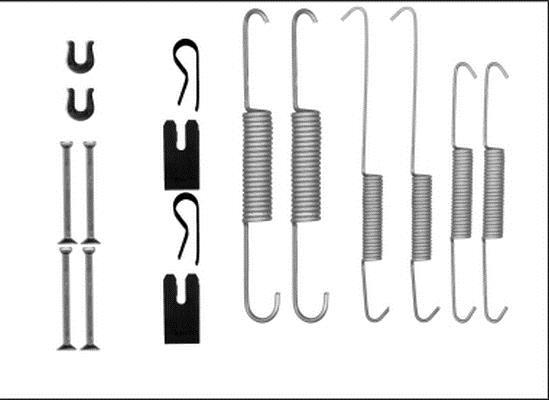 Kit d'accessoires pour mâchoire de frein à tambour HELLA ref. 8DZ 355 206-031