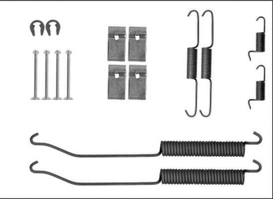 Kit d'accessoires pour mâchoire de frein à tambour HELLA ref. 8DZ 355 205-871