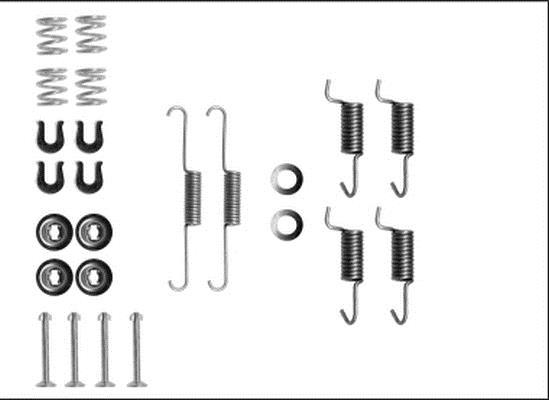 Kit d'accessoires pour mâchoire de frein à tambour HELLA ref. 8DZ 355 205-911
