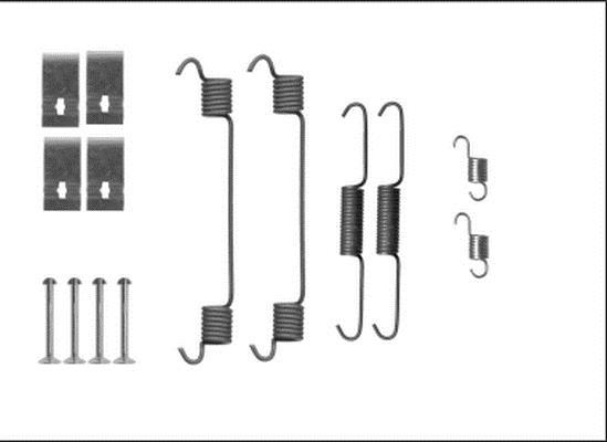 Kit d'accessoires pour mâchoire de frein à tambour HELLA ref. 8DZ 355 206-101