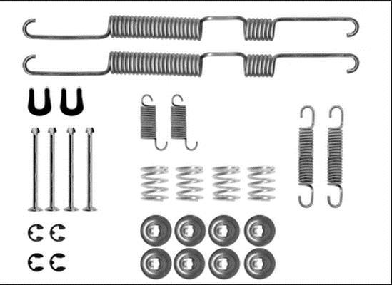 Kit d'accessoires pour mâchoire de frein à tambour HELLA ref. 8DZ 355 206-061