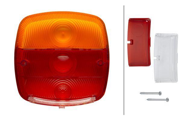 Glace diffuseur de feu arrière (Vitre de feu arrière) HELLA ref. 9EL 146 491-001