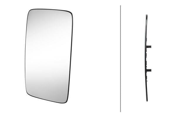 Cristal de espejo, retrovisor exterior HELLA 9MX 563 716-022