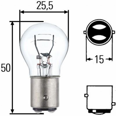 Ampoule HELLA 2 ✕ P21/5W - ref. 8GD 002 078-123