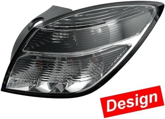 Fanale posteriore 2VP 008 736-111 HELLA Sx, P21/5W, P21W, PY21W, 12V, cristallino, Rosso, con