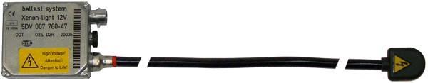 Ballast, lampe à décharge HELLA 5DV 007 760-477