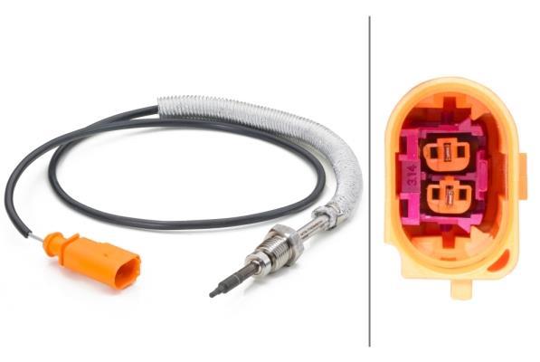Sensor, temperatura gas de escape HELLA ref. 6PT 014 494-051