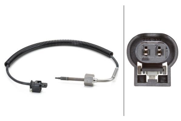 Sensor, temperatura gas de escape HELLA ref. 6PT 014 494-131
