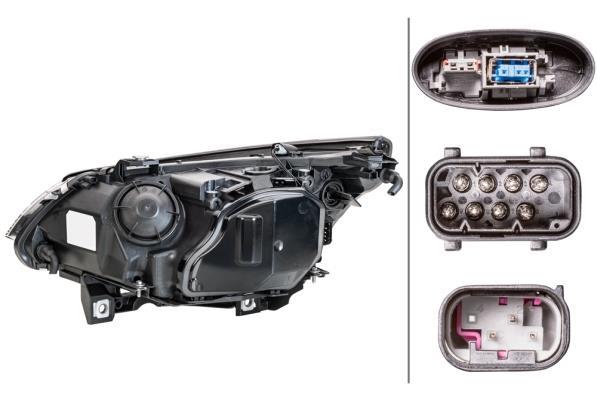 Phare avant (Projecteur principal) HELLA ref. 1EL 163 080-001