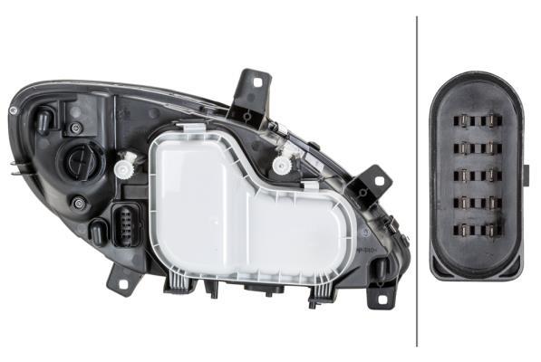 Phare avant (Projecteur principal) HELLA ref. 1EG 246 041-011