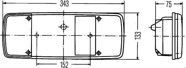 Luz traseira HELLA ref. 2VP 003 567-121