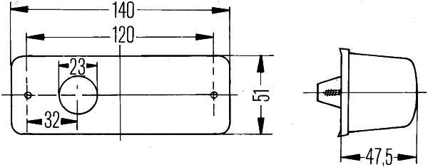 Piloto intermitente adicional HELLA ref. 2BM 006 692-021