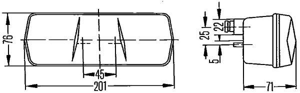 Piloto posterior HELLA ref. 2SD 001 680-281