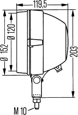 Projecteur de travail HELLA ref. 1G3 005 760-221