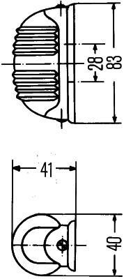 Piloto intermitente HELLA ref. 2BA 001 227-211