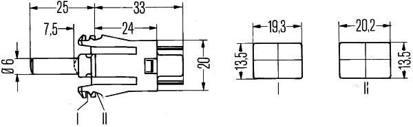Interruptor contator de porta HELLA ref. 6ZF 004 229-011