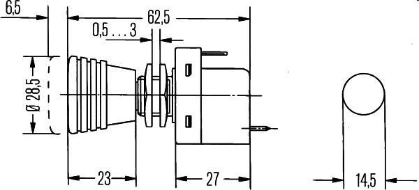 Interrupteur HELLA ref. 6ED 004 778-011