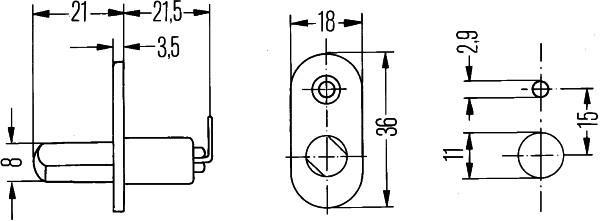 Interruptor HELLA 6ZF 005 388-001