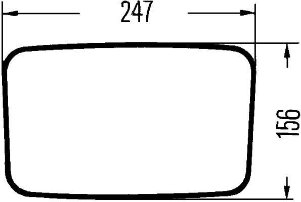 Retrovisor exterior HELLA ref. 8SB 004 288-001