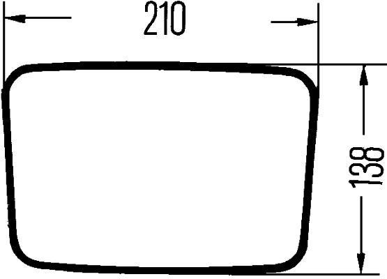 Rétroviseur extérieur HELLA ref. 8SB 003 609-061