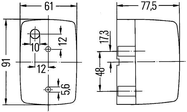 Piloto intermitente adicional HELLA ref. 2BM 002 652-051