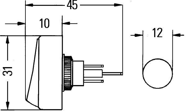 Interruptor HELLA 6EH 007 946-031