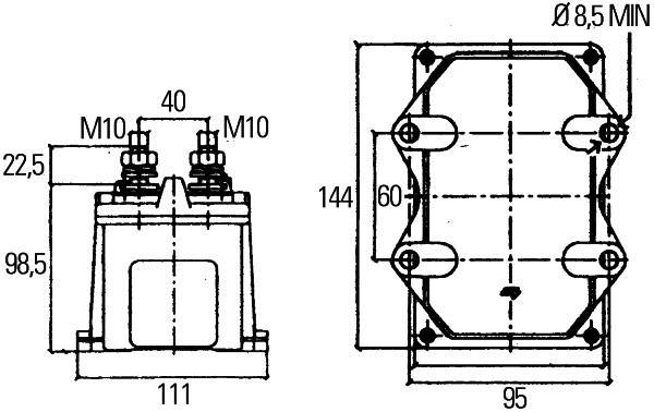 Interruptor principal, bateria HELLA ref. 6EK 008 776-051