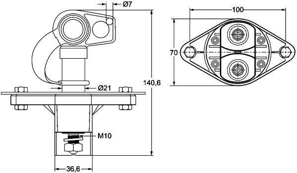 Interruptor principal, batería HELLA ref. 6EK 002 843-121