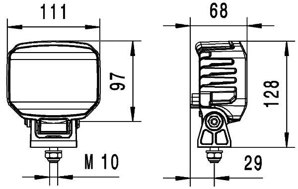 Lampe à LED HELLA ref. 1GA 996 488-011