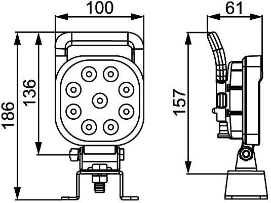Linterna LED HELLA ref. 1GA 357 103-082