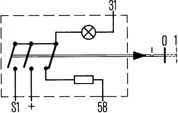 Interrupteur HELLA ref. 6EF 003 916-061