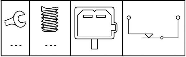 Interruptor luces freno HELLA ref. 6DD 008 622-721