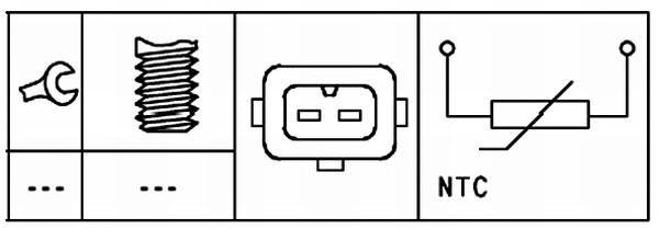 Sensor de temperatura motor HELLA ref. 6PT 009 309-541