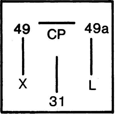 Centrale clignotante HELLA ref. 4AZ 003 787-071