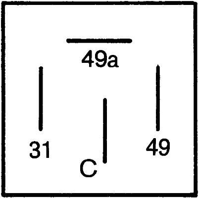 Centrale clignotante HELLA ref. 4DB 001 887-041