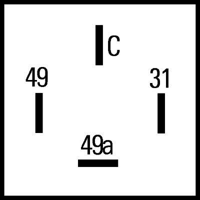 Centrale clignotante HELLA ref. 4DW 009 492-111