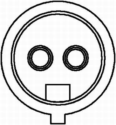 Capteur ABS HELLA 6PU 009 106-471