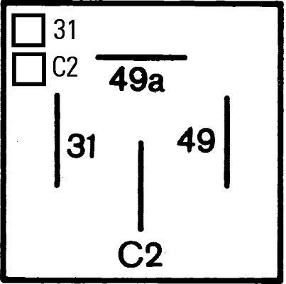 Centrale clignotante HELLA ref. 4DM 003 360-021